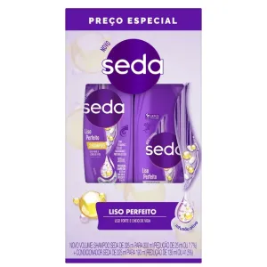 KIT SHAMPOO+CONDICIONADOR SEDA LISO PERFEITO