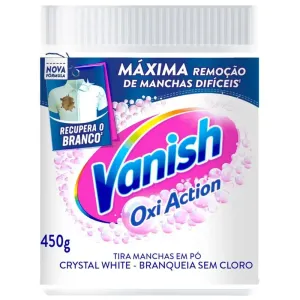 TIRA MANCHAS VANISH PODER O2 CRYSTAL WHITE 450G