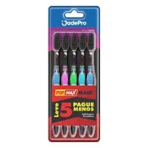 ESCOVA DENTAL JADE POPMAX BLACK MACIA C/5