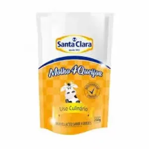 MOLHO LACTEO SANTA CLARA QUATRO QUEIJOS 250G