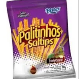 PALITINHOS BISTEX SALTIPS TEMPERADO 70G