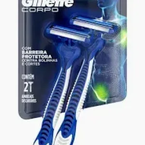 APARELHO DESCARTAVEIS GILLETTE CORPO C/BARREIRA PROTETORA C/2