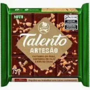 CHOCOLATE TALENTO ARTESAO 75GR