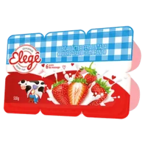 BEBIDA LACTEA ELEGE MORANGO BANDEJA 540G
