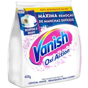 TIRA MANCHAS VANISH PODER OXIACTION ROUPAS BRANCAS 400G