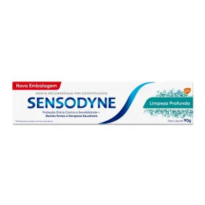 CREME DENTAL SENSODYNE LIMPEZA PROFUNDA 90G