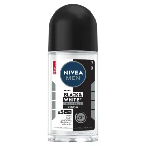 DESODORANTE NIVEA ROLLO ON MEN INVISIBLE BLACK E WHITE 50ML