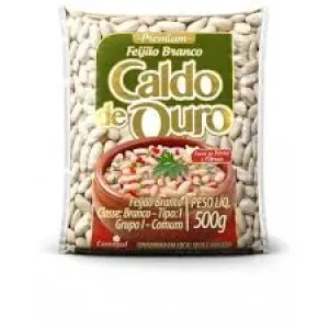 FEIJAO BRANCO CALDO DE OURO T1 500GR