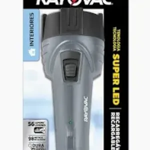 LANTERNA RAYOVAC SUPER LED RECARREGAVEL INTERIORES