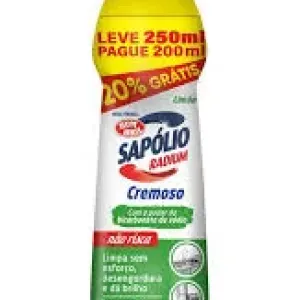 SAPOLIO RADIUM CREMOSO LIMAO 20% GRATIS 250ML