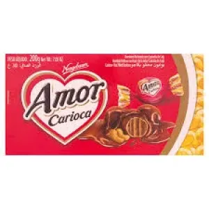 CAIXA DE BOMBOM RECHEADO AMOR CARIOCA 200G