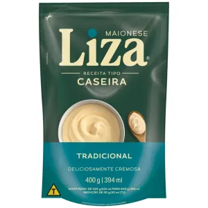 MAIONESE LIZA CASEIRA TRADICIONAL 400GR