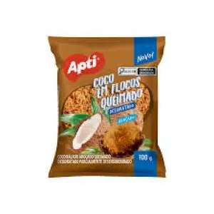 COCO FLOCOS APTI QUEIMADO DESIDRATADO ADOCADO 100GR
