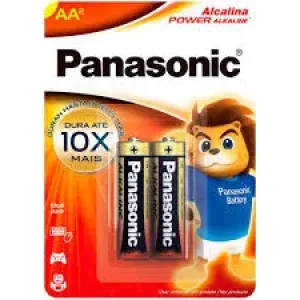 PILHA PANASONIC POWER ALKALINE AA2