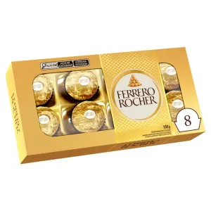BOMBOM FERRERO ROCHER CX 100GR C/8