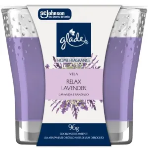VELA GLADE RELAX LAVENDER LAVANDA E SANDALO 96GR