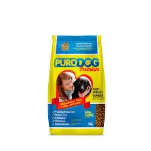 RACAO PURO DOG PREMIUM RACAS MEDIAS E GRANDES CARNE 1KG