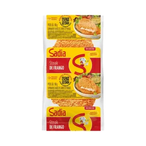 EMPANADO SADIA STEAK DE FRANGO 100G
