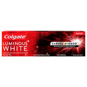CREME DENTAL COLGATE LUMINOUS WHITE C/CARVAO ATIVADO 70G
