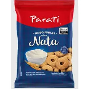 ROSQUINHAS PARATI SABOR NATA 250G