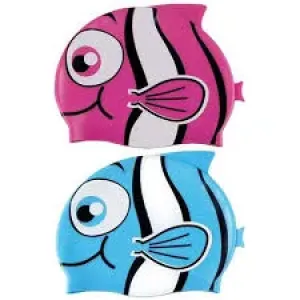 TOUCA DE NATACAO SILICONE PEIXINHO MOR