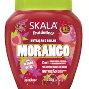 CREME DE TRATAMENTO SKALA FRUTASTICA NUTRICAO E BRILHO MORANGO 1KG