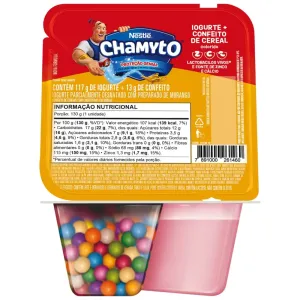 BEBIDA LACTEA NESLTE CHAMYTO MORANGO CONFEITO COLORIDO 130G