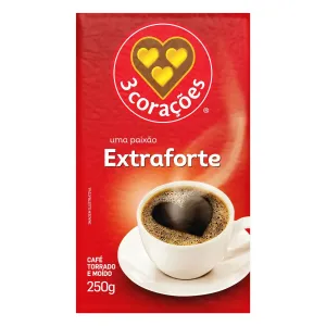 CAFE 3 CORACOES EXTRA FORTE 250GR