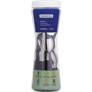 CONJUNTO TALHERES INOX IPANEMA TRAMONTINA 24PCS