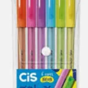 CANETA CIS GELY 1,0MM NEON