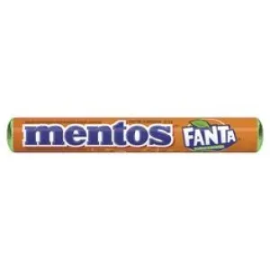 BALA MASTIGAVEIS MENTOS FANTA LARANJA C/14 37.5GR
