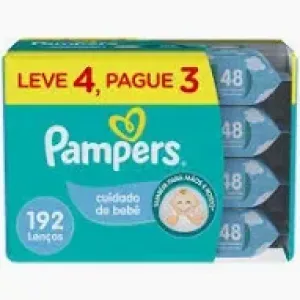 LENCOS UMEDECIDOS PAMPERS CHEIRINHO DE BEBE C/48