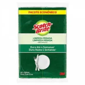 ESPONJA SCOTCH BRITE C/4 110X75X20MM