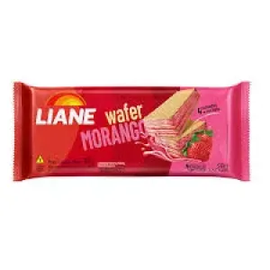 WAFER LIANE MOUSSE DE MORANGO S/LACTOSE 90G