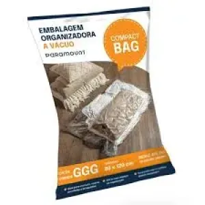 EMBALAGEM ORGANIZADORA A VACUO COMPACT BAG GGG 80X120CM
