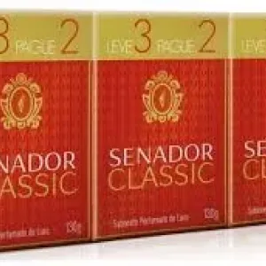 SABONETE SENADOR CLASSIC MARCANTE LEVE MAIS PAGUE MENOS C/3 130GR