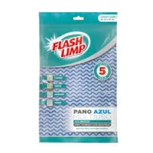 PANO MULTIUSO FLASH LIMP AZUL C/5UN