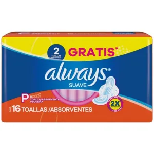 ABSORVENTE ALWAYS BASICO MUITO SUAVE C/ABAS C/16