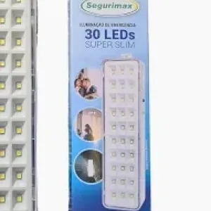 LUMINARIA DE EMERGENCIA SEGURIMAX 30LEDS SUPER SLIM