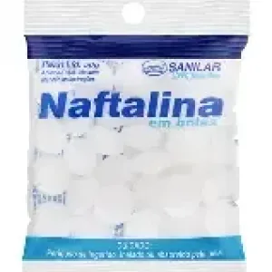 NAFTALINA SANILAR EM BOLAS 50G
