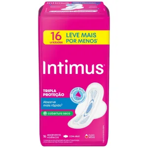 ABSORVENTE INTIMUS GEL SECA C/ABAS L16 P14