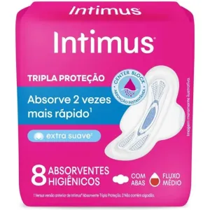 ABSORVENTE INTIMUS GEL SECA ABAS C/8