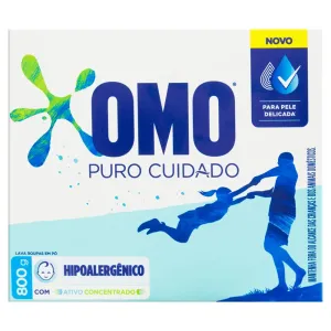 SABAO EM PO OMO PURO CUIDADO HIPOALERGENICO 800G