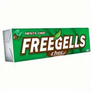 BALA FREEGELLS MENTA C/ CHOCOLATE 27,9GR