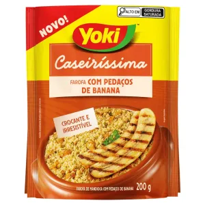 FAROFA YOKI COM PEDACOS DE BANANA 200GR