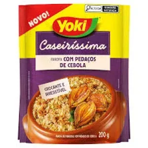 FAROFA CASEIRISSIMA C/ PEDACOS DE CEBOLA 200GR