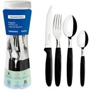 COLHER MESA INOX TRAMONTINA IPANEMA AZUL