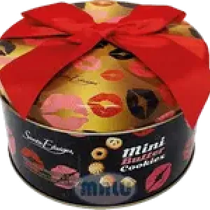 BISCOITO MINI COOKIES BUTTER SANTA EDWIGES LATA C/LACO 150G