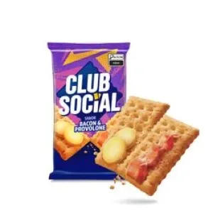 BISCOITO CLUB SOCIAL BACON E PROVOLONE 141GR
