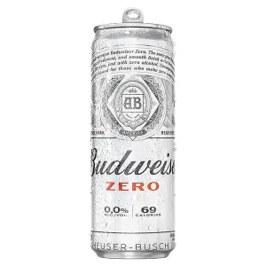 CERVEJA BUDWEISER ZERO ALCOOL 350ML